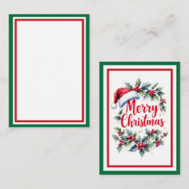 Voeg een persoonlijke noot toe aan je kerstcadeau notitiekaartje