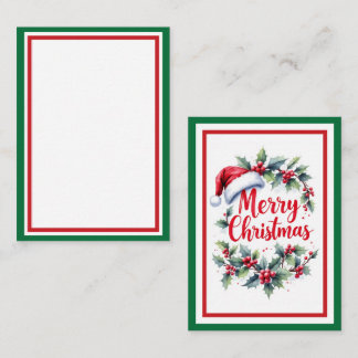 Voeg een persoonlijke noot toe aan je kerstcadeau notitiekaartje