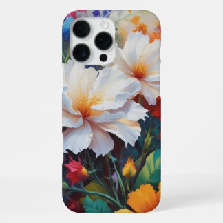 Voeg een Pop van Kleurgeschenk: Levendige Bloemen iPhone 16 Pro Max Hoesje