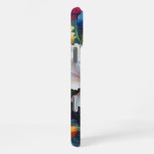 Voeg een Pop van Kleurgeschenk: Levendige Bloemen iPhone Hoesje (Rechterkant)