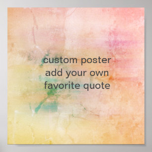 voeg een prijsopgave toe voor een abstract verfont poster