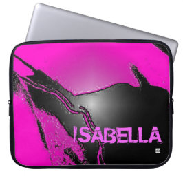 Voeg een roze Latex-laptop toe met Zip-Sleeve voor Laptop Sleeve