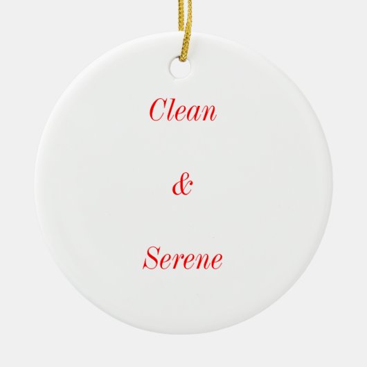 Voeg een Sober Datum aan deze Kerstmis toe Keramisch Ornament (Voorkant)