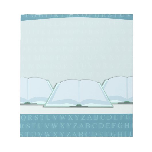 Voeg een titel Custom Author Books Design toe Notitieblok (Voorkant)