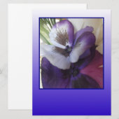 Voeg een vleugje blauw toe met uw uitnodiging! kaart (Voorkant / Achterkant)