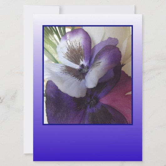 Voeg een vleugje blauw toe met uw uitnodiging! kaart (Voorkant)