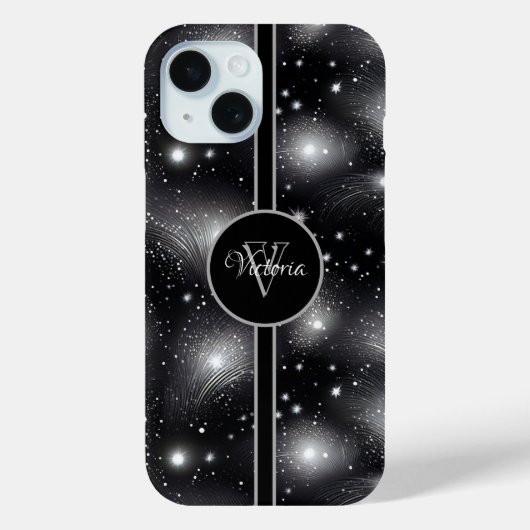 Voeg een vleugje glamour toe met een gepersonalise Case-Mate iPhone case (Achterkant)