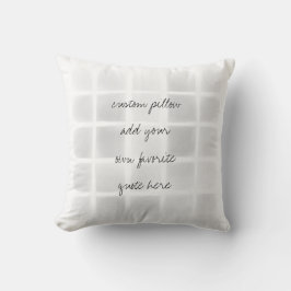 voeg een waterverf van de citaatkussen toe de doua kussen