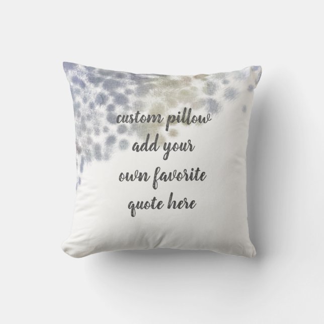 voeg een waterverf van de citaatkussen toe de doua kussen (Voorkant)