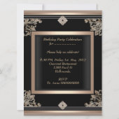 Voeg een zwarte koffie toe aan het kunstjaar Age B Kaart (Achterkant)