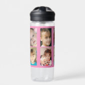 Voeg eenvoudig 10 fotocollage-roze toe waterfles (Voorkant)