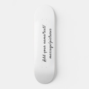Voeg eenvoudig jouw naam tekst toe Pas foto Koffie Persoonlijk Skateboard