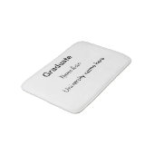 voeg eenvoudig jouw tekst toe afstuderen voeg scho badmat (Gekanteld)