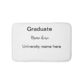 voeg eenvoudig jouw tekst toe afstuderen voeg scho badmat (Voorkant)