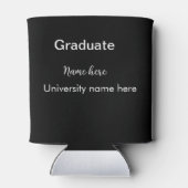 voeg eenvoudig jouw tekst toe afstuderen voeg scho blikjeskoeler (Achterkant)