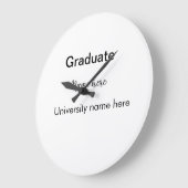 voeg eenvoudig jouw tekst toe afstuderen voeg scho grote klok (Hoek)