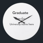 voeg eenvoudig jouw tekst toe afstuderen voeg scho grote klok<br><div class="desc">Ontwerp</div>