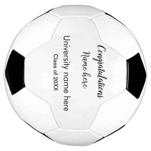 voeg eenvoudig jouw tekst toe afstuderen voeg scho voetbal (Gedraaid)