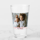 voeg eenvoudig uw fototekst kleurrijke sterren tex glas (Voorkant)