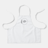 Voeg eenvoudig uw logo kinder school toe schort (Voorkant)