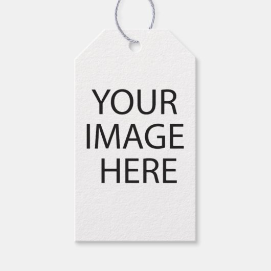Voeg eigen afbeelding of tekst toe aan cadeaukaart cadeaulabel (Voorkant)