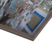 Voeg Eigen Foto Toe Bruine Snijplank (Hoek)