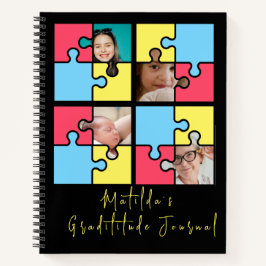 VOEG EIGEN FOTO'S LEGPuzzel STUKKEN TEMPLATE DANKB Notitieboek