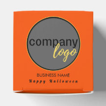 VOEG EIGEN LOGO HALLOWEEN ORANJE BEDRIJF TOE