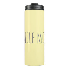 VOEG EIGEN TEKST  GEEL TOE  THERMOSBEKER