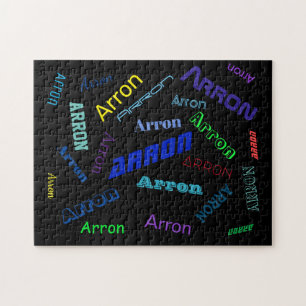 Voeg elke naam of woord toe Meerkleurig Legpuzzel