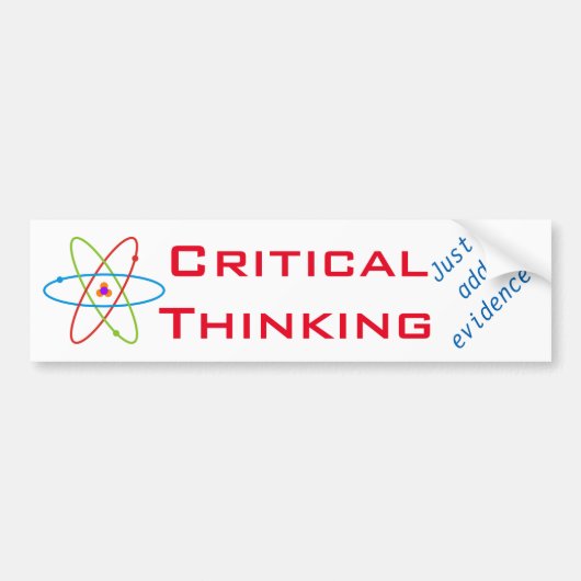 Voeg enkel Bewijs toe! Bumpersticker (Voorkant)