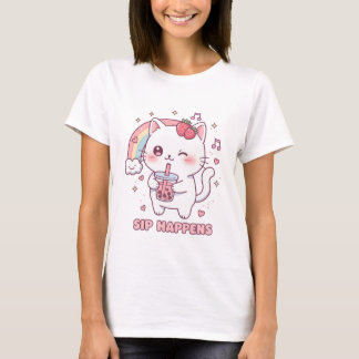 Voeg extra zoetheid toe aan je stijl met dit ador t-shirt