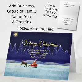 Voeg Familie/de Naam van de Organisatie Blauwe Ker Kaart