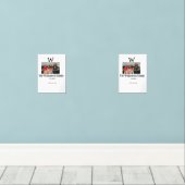 Voeg familienaam foto jaar rustieke  reünie muurkunst sets (Houten vloer)