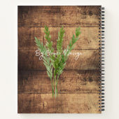 Voeg familienaam toe Ons favoriete recept Rustiek  Notitieboek (Achterkant)