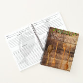 Voeg familienaam toe Ons favoriete recept Rustiek  Notitieboek (Binnen)