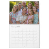 Voeg familiereünie toe Foto aanpassen Kalender (Feb 2026)