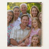 Voeg familiereünie toe Foto aanpassen Planner (Achterkant)