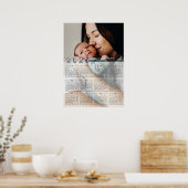 Voeg foto 2026 kalender foto toe poster (Keuken)