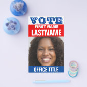 Voeg Foto Aangepaste Campagne politieke Sjabloon t Flyer (Enkel)