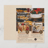 Voeg foto Bakkerij Business promotiebrochures toe (Voorkant / Achterkant)