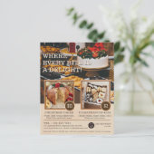 Voeg foto Bakkerij Business promotiebrochures toe (Staand voorkant)