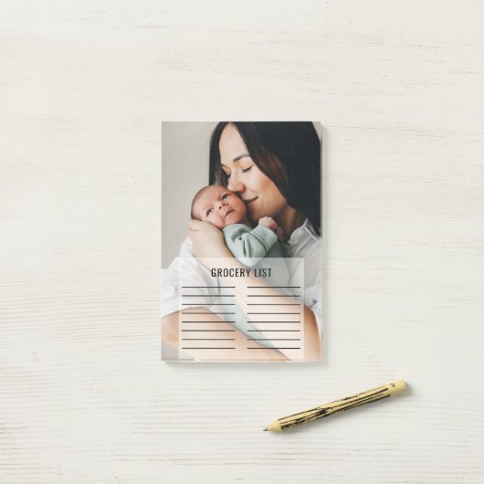Voeg foto boodschappenlijst toe Post-it Notities Post-it® Notes (Op bureau)