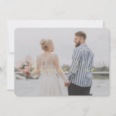 Voeg foto bruiloft uitnodiging toe (Voorkant)