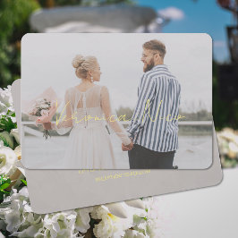 Voeg foto bruiloft uitnodiging toe