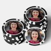 Voeg foto-herdenking toe poker chips (Opstapeling)