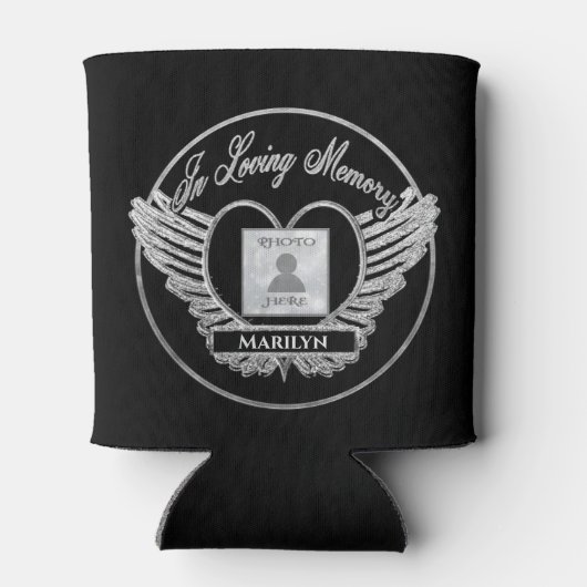 Voeg foto-hoofdartikel toe blikjeskoeler (Achterkant)