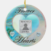 Voeg foto-hoofdartikel toe keramisch ornament (Achterkant)