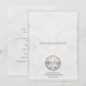 Voeg foto moderne grillige dolfijn bruiloft toe save the date (Voorkant / Achterkant)