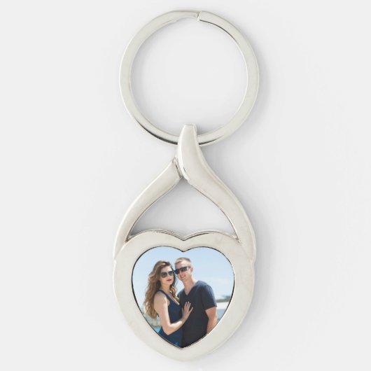 VOEG FOTO SWEETHEART HEART KETTING SLEUTELHANGER T (Voorkant)